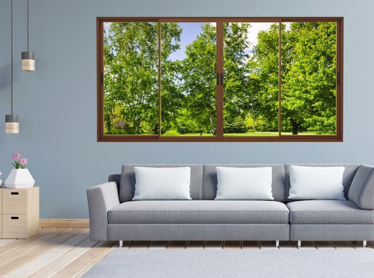 uPVC window profile section